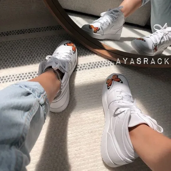 Air jordan custom butterflies - Picture 4 of 11